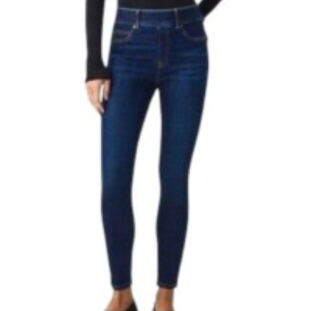 Spanx Pull On Ankle Skinny Jeans Medium - image 1